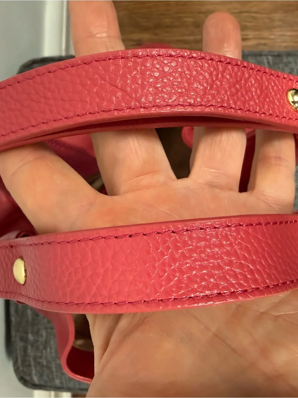 Lagging Hot Pink Leather Hobo Shoulder Bag, 100% Leather, Great Condition